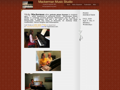 mackermanmusic.com snapshot