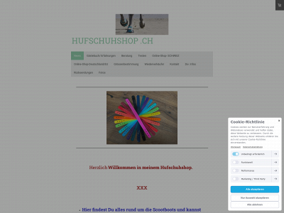 hufschuhshop.ch snapshot