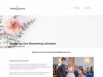 wedding-streaming-leicester.co.uk snapshot