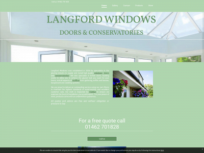 langfordwindows.com snapshot