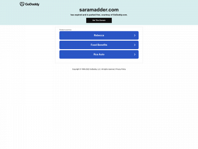 saramadder.com snapshot