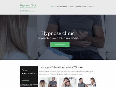 hypnoseclinic.be snapshot