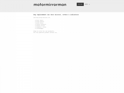 motormirrorman.co.uk snapshot