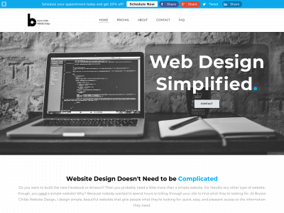 brysonchildswebsitedesign.weebly.com snapshot