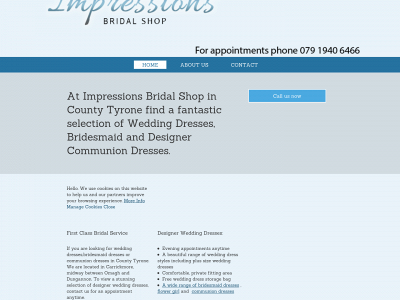 impressionsbridalsalon.co.uk snapshot