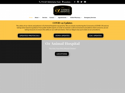 ozanimalhospital.com snapshot