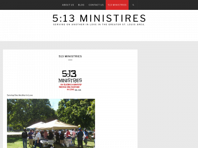 513ministries.org snapshot