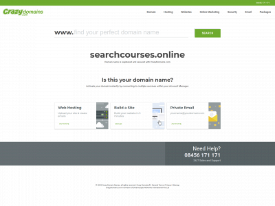 searchcourses.online snapshot