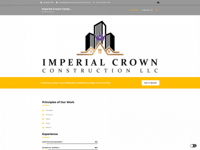 imperialcrownconstruction.com snapshot