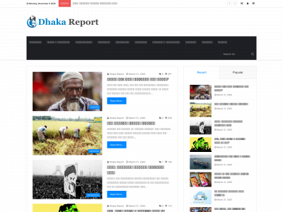 dhakareport.com.bd snapshot