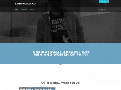 www.faithfultees.co snapshot