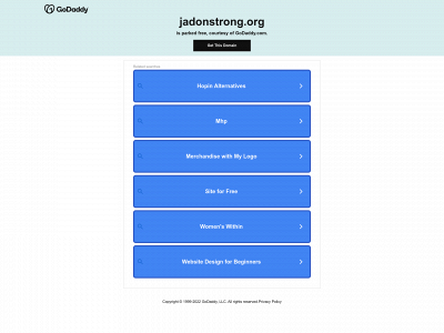 jadonstrong.org snapshot