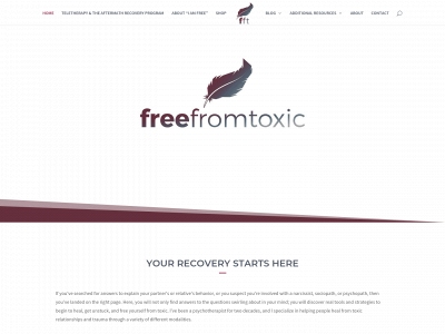 freefromtoxic.com snapshot