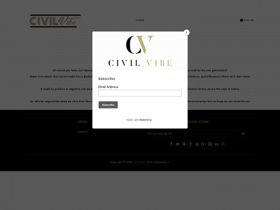 civilvibe.com snapshot