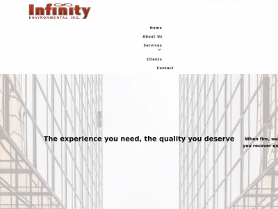 infinityenvironmental.net snapshot
