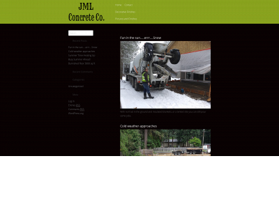 jmlconcrete.com snapshot