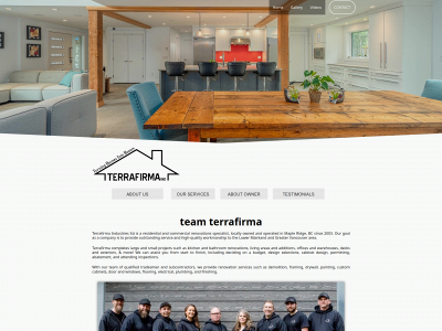 terrafirmaindustries.com snapshot