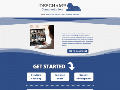 deschampcommunications.com snapshot