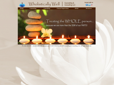 wholisticallywellcc.com snapshot
