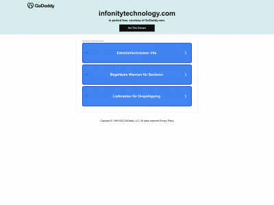 infonitytechnology.com snapshot