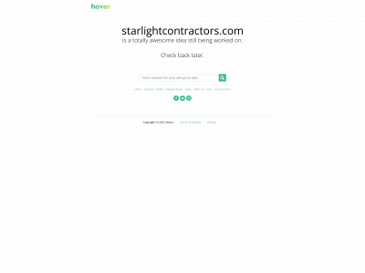 starlightcontractors.com snapshot