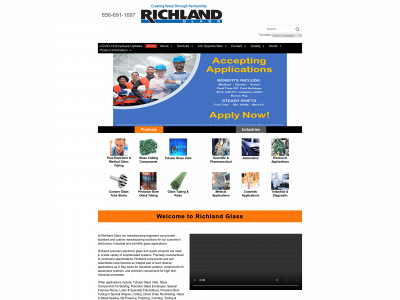 richlandglass.com snapshot