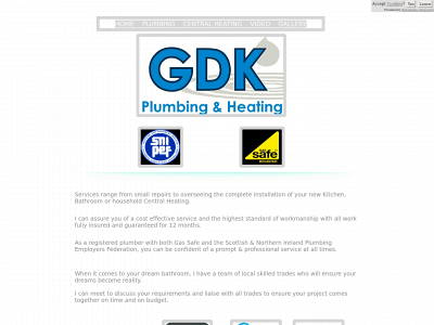 gdkplumbing.co.uk snapshot