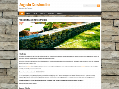 augustoconstruction.com snapshot