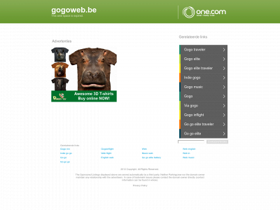 gogoweb.be snapshot