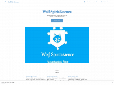 wolfspiritessence.net snapshot