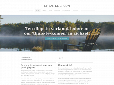dhyandebruijn.nl snapshot
