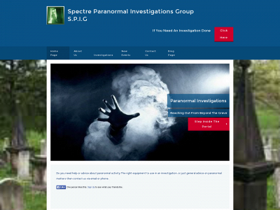 spectreparanormalinvestigations.co.uk snapshot