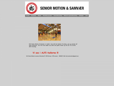 klg-seniormotion.dk snapshot