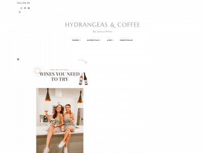 hydrangeasandcoffee.com snapshot