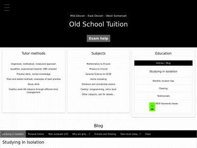 oldschooltuition.co.uk snapshot
