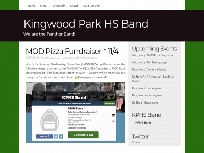 kingwoodparkhighschoolband.wordpress.com snapshot