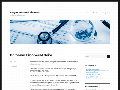 sergiopersonalfinance.com snapshot