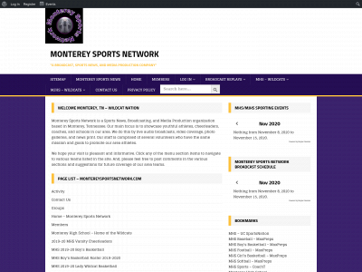 montereysportsnetwork.com snapshot