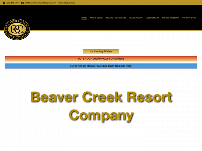 beavercreekresortcompany.com snapshot