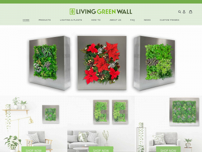 livinggreenwall.com snapshot