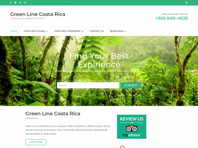 greenlinecostarica.com snapshot