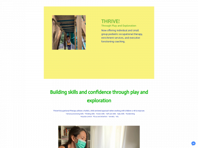www.thriveoccupationaltherapy.com snapshot
