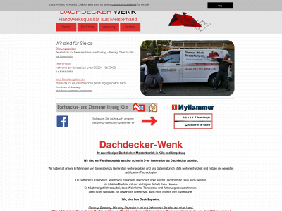 dachdecker-wenk.de snapshot