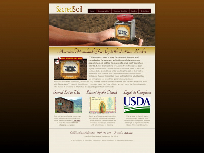 sacred-soil.com snapshot