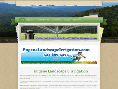 eugenelandscapeirrigation.com snapshot