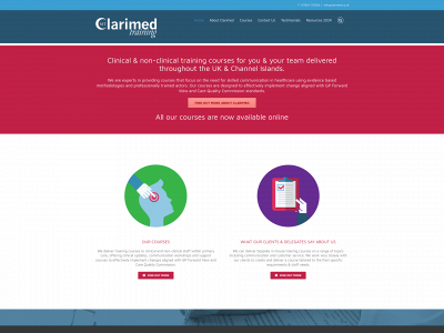 clarimed.co.uk snapshot