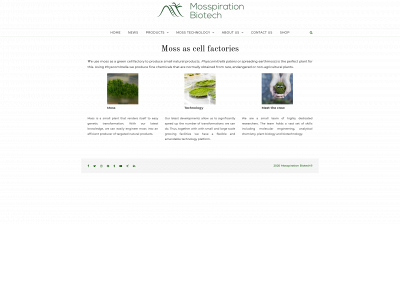 mosspirationbiotech.com snapshot