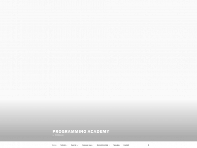 programmingacademy.it snapshot