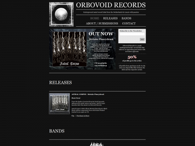 orbovoidrecords.com snapshot