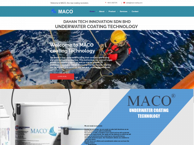 maco-coating.com snapshot